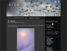 Tablet Screenshot of blog.sebastien-briere.com